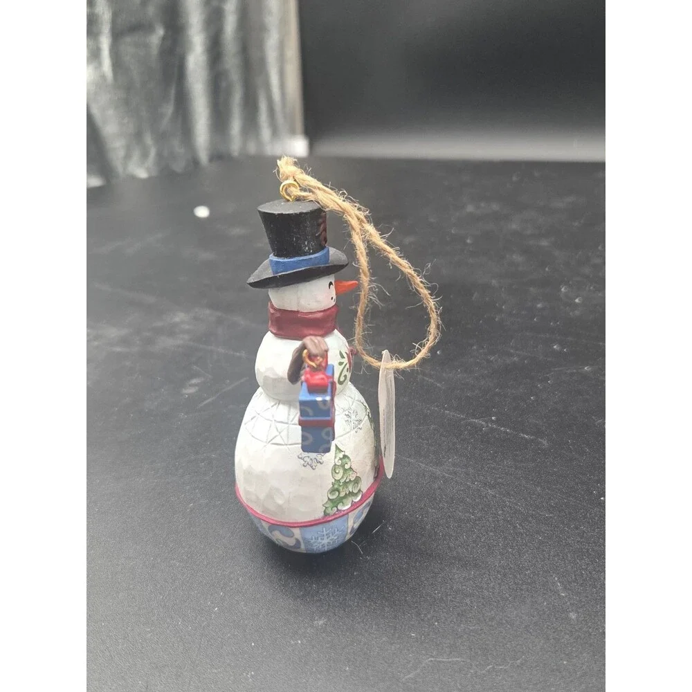 Jim Shore Kohls Snowman Christmas Ornament